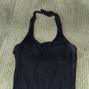Hollister Black Tank Top Body Suit